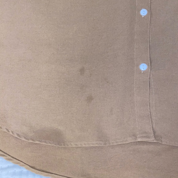 Light brown button down - Picture 3 of 3